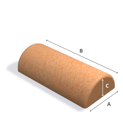 Espuma Semicircular